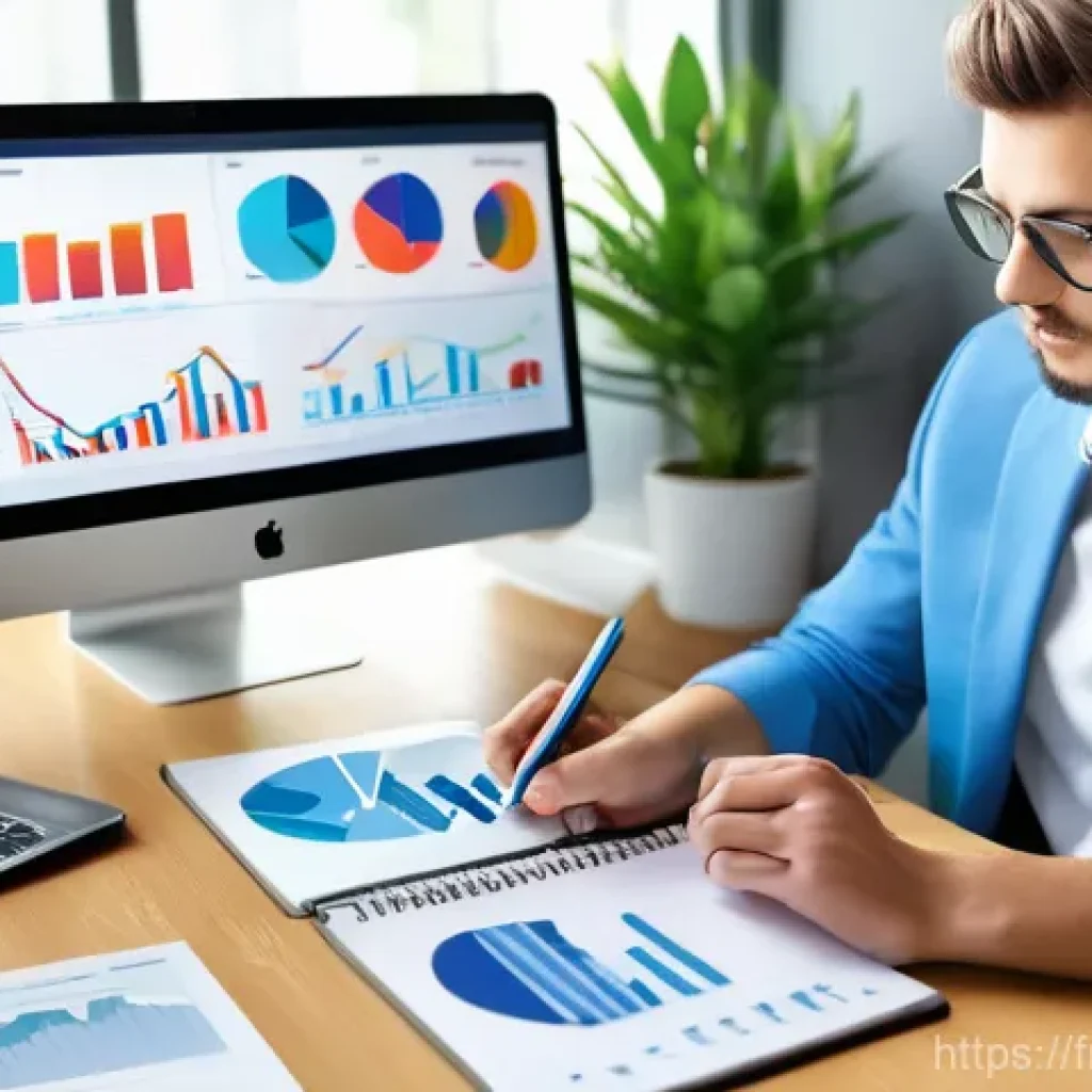 온라인 강의에서의 사례 기반 학습 - **Prompt: Digital Marketing Case Study Immersion**
A young professional (early 20s, gender-neutr...